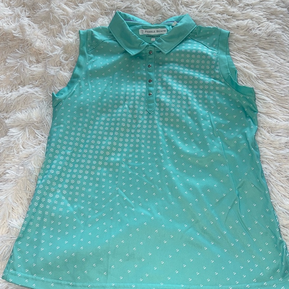 Pebble Beach performance woman’s golf top size L